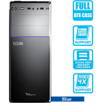 Alcatroz Pc Case With Psu 450W Futura Black N1000 Blue - (FUTURA1000BL)