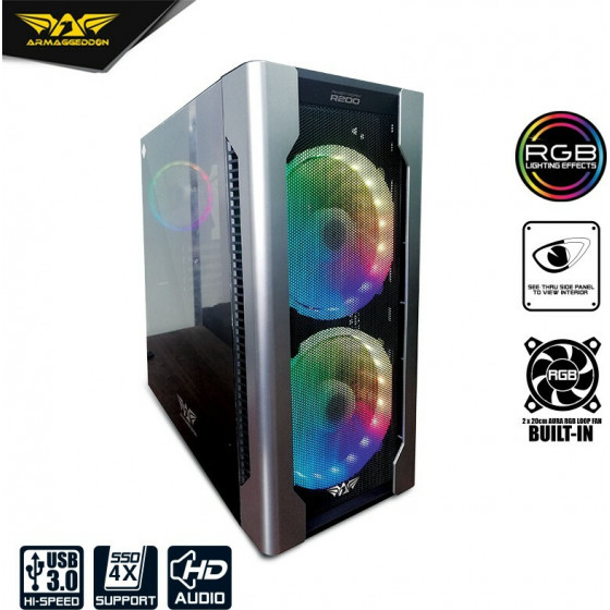 Armaggeddon Gaming Pc Case Airstream R200 - (ASR200)