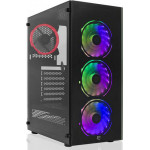 White Shark Pc Case GCC-2101 Bunker / 1 Fan Red - (GCC-2101)