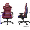 Anda Seat Gaming Chair AD12XL Kaiser Ii Maroon - (AD12XL-2-AB-PV/C-A05)