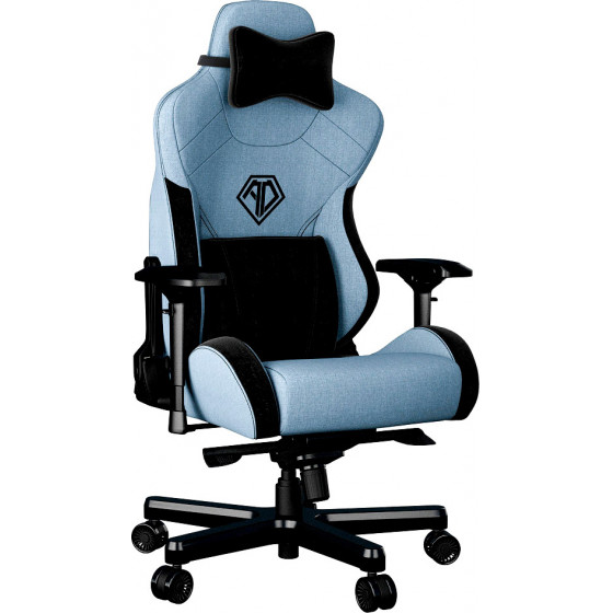 Anda Seat Gaming Chair T-PRO-Ii Light Blue Fabric - (AD12XLLA-01-SB-F)