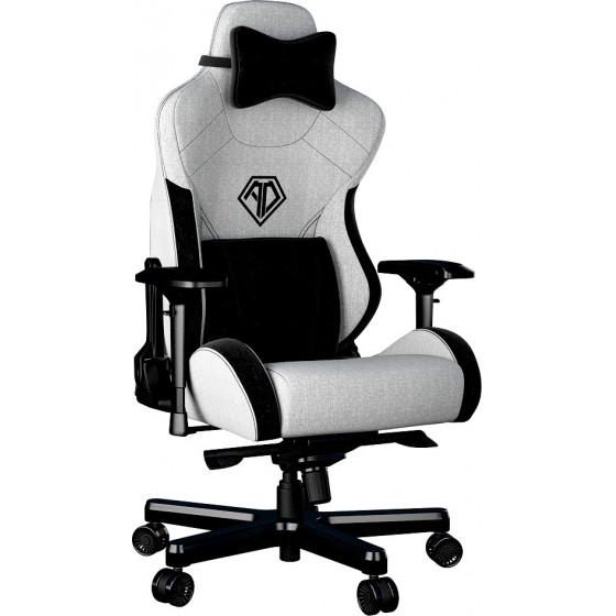 Anda Seat Gaming Chair T-PRO-Ii Light Grey Fabric - (AD12XLLA-01-GB-F)
