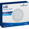 Powertech Led Panel 18W, � 22.5cm, 4000K, 1820lm, ����� - (PAN-0002)