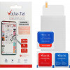 Volte-Tel Tempered Glass Samsung A23 4G A235F 6.6'' 9H 0.30mm 2.5D Full GLUE - (5205308311567)