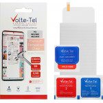 Volte-Tel Tempered Glass Tcl 305/306/30E/30SE 6.52'' 9H 0.30mm 2.5D Full GLUE - (5205308311581)