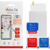 Volte-Tel Tempered Glass Vivo Y01 6.51'' 9H 0.30mm 2.5D Full GLUE - (5205308314087)