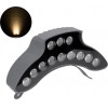 GloboStar TREELIGHT-Pina ����� ����� �������� Wall Washer ������ ��� ���� - ������ Led 12W 1320lm 30� Dc 24V ��������� IP65 �20.5 x �5.5 x �12cm ����� ����� 3000K - ���� ������� - 3 Years Warranty - (90683)