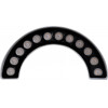 GloboStar TREELIGHT-Wina ����� ����� �������� Wall Washer ������ ��� ���� - ������ Led 12W 1320lm 30� Dc 24V ��������� IP65 �23.5 x �7.5 x �12cm ����� ����� 3000K - ����� - 3 Years Warranty - (90681)
