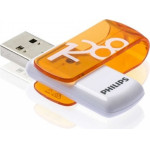 Philips ������� ������ 128GB Usb 2.0 Vivid Orange - (PHMMD128GVIVU2)
