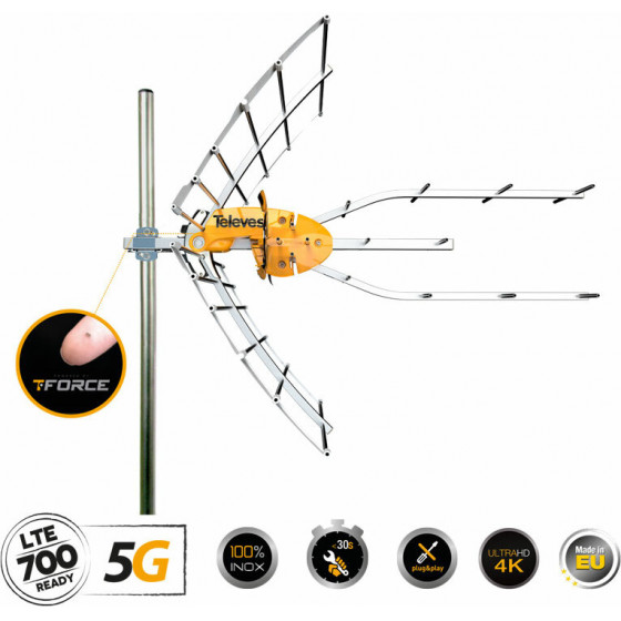 Televes 148920 Ellipse T-Force 5G Lte Hd Boss (21-48)