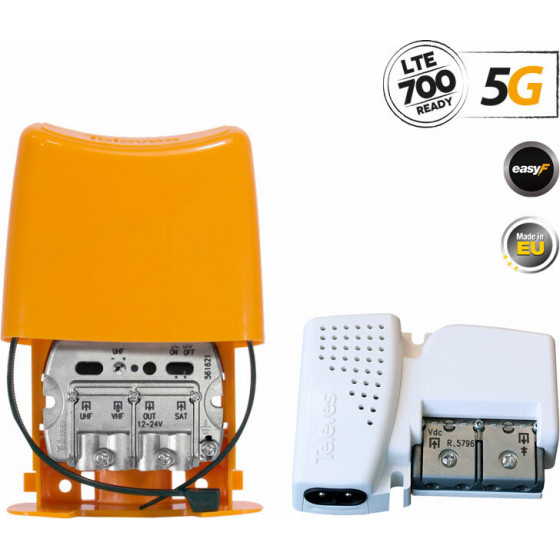 Televes 438620 Nanokom Kit: ��������� ����� 5G Lte + Psu 12V UHF/VHF/SAT