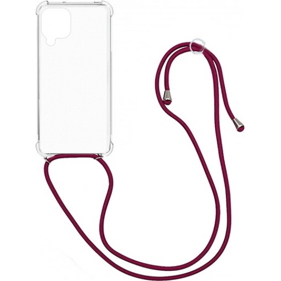iSelf Spd Tpu Cord Samsung A22 4G Red Backcover - (SPDCORSAMA224R)