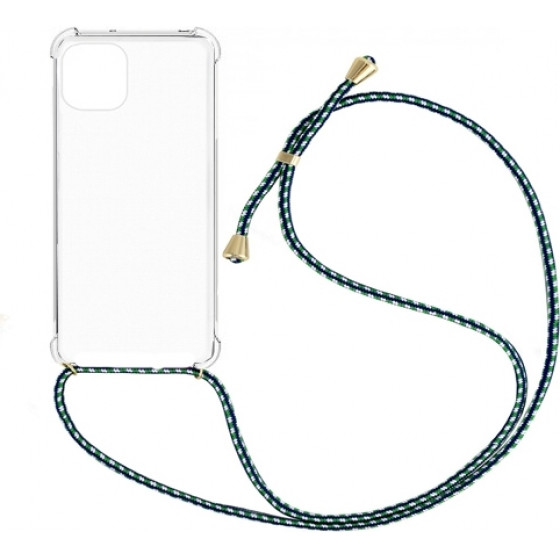 iSelf Spd Tpu Cord Samsung A22 5G Green Backcover - (SPDCORSAMA22G)