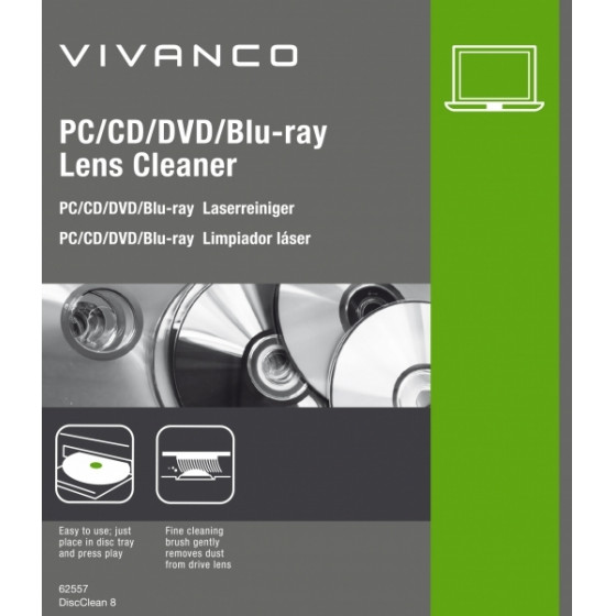 Vivanco Lens PC/CD/Dvd Cleaner - (62557)