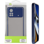 Lime ���� Xiaomi Poco X4 Pro 5G 6.67'' Hardshell Fusion Full Camera Protection Blue With Yellow KEYS