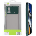 Lime ���� Xiaomi Poco X4 Pro 5G 6.67'' Hardshell Fusion Full Camera Protection Green With Yellow KEYS