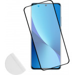 Idol 1991 Tempered Glass Xiaomi 12/12X 6.28'' 9H 0.30mm 3D Edge Glue Semi Curved Finger Unlock Black - (5205308311697)