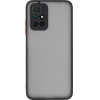 Lime ���� Xiaomi Redmi 10/Redmi 10 2022 6.5'' Hardshell Fusion Full Camera Protection Black With Red KEYS