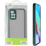 Lime ���� Xiaomi Redmi 10/Redmi 10 2022 6.5'' Hardshell Fusion Full Camera Protection Green With Yellow KEYS