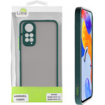 Lime ���� Xiaomi Redmi Note 11/Redmi Note 11S 6.43'' Hardshell Fusion Full Camera Protection Green With Yellow KEYS