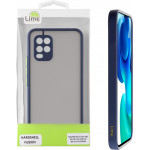 Lime ���� Xiaomi Mi 10 Lite 5G/ Mi 10 Lite YOUTH/ Mi 10 Lite Zoom 6.57'' Hardshell Fusion Full Camera Protection Blue With YELLOW