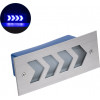 GloboStar WALLLIGHT-Arina ������� ��������� ������ Led 6W 600lm 120� Dc 24V ��������� IP67 �17 x �7 x �5.5cm ���� - ���������� ������ - 3 Years Warranty - (90673)