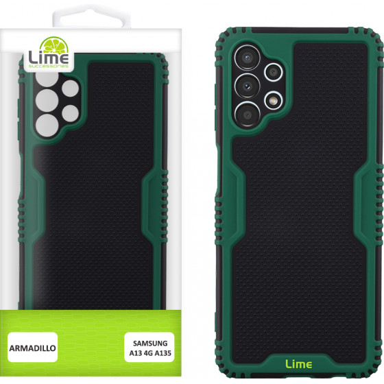 Lime ���� Samsung A13 4G A135 6.6'' Armadillo Full Camera Protection GREEN