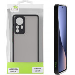Lime ���� Xiaomi 12/12X 6.28'' Hardshell Fusion Full Camera Protection Black With Red KEYS