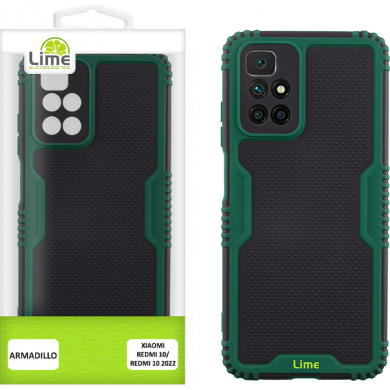 Lime ���� Xiaomi Redmi 10/Redmi 10 2022 6.5'' Armadillo Full Camera Protection GREEN
