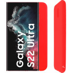 Volte-Tel ���� Samsung S22 Ultra 5G S908 6.8'' Silicon Tpu Full Camera Protection RED - (5205308311048)