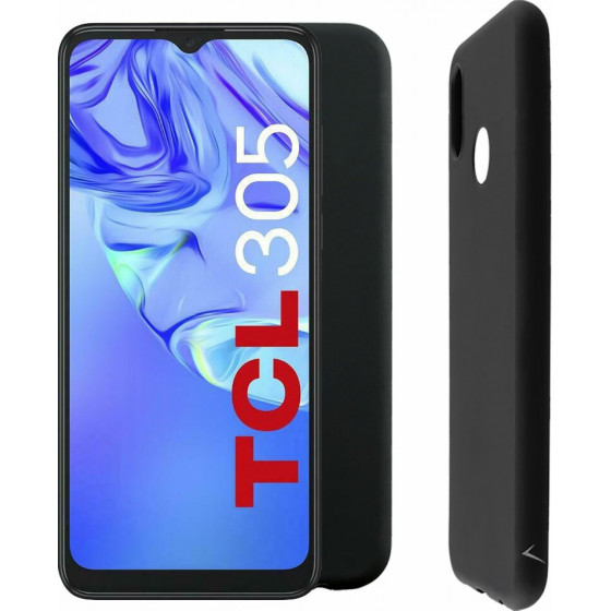 Volte-Tel ���� Tcl 305/306/30E/30SE 6.52'' Silicon Tpu Camera Guard BLACK - (5205308311062)