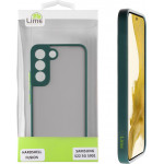 Lime ���� Samsung S22 5G S901 6.1'' Hardshell Fusion Full Camera Protection Green With Yellow KEYS