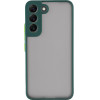 Lime ���� Samsung S22 5G S901 6.1'' Hardshell Fusion Full Camera Protection Green With Yellow KEYS