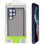Lime ���� Samsung S22 Ultra 5G S908 6.8'' Hardshell Fusion Full Camera Protection Blue With Yellow KEYS