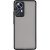 Lime ���� Xiaomi 12 Pro 6.73'' Hardshell Fusion Full Camera Protection Black With Red KEYS