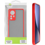 Lime ���� Xiaomi 12/12X 6.28'' Hardshell Fusion Full Camera Protection Red With Black KEYS