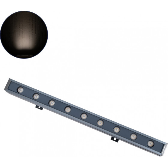 GloboStar WASHER-Naia ����� �������� Wall Washer Led 9W 1035lm 30� Dc 24V ��������� IP65 �50 x �4 x �5cm ������ ����� 4500K - ���� ������� - 3 Years Warranty - (90173)