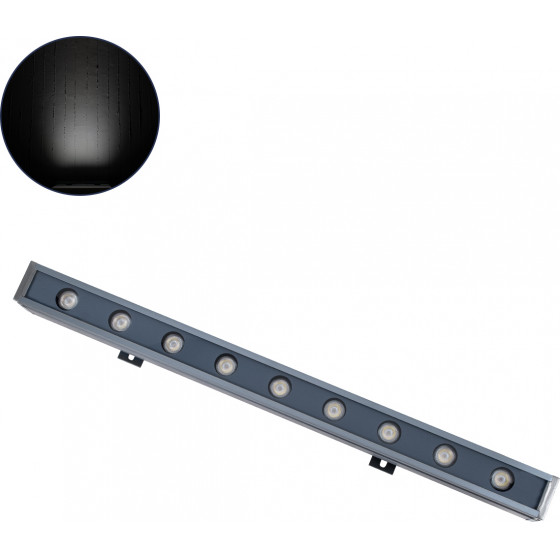 GloboStar WASHER-Naia ����� �������� Wall Washer Led 9W 1080lm 30� Dc 24V ��������� IP65 �50 x �4 x �5cm ����� ����� 6000K - ���� ������� - 3 Years Warranty - (90174)