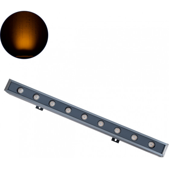 GloboStar WASHER-Naia ����� �������� Wall Washer Led 9W 945lm 30� Dc 24V ��������� IP65 �50 x �4 x �5cm ������������� ��������� 2200K - ���� ������� - 3 Years Warranty - (90171)