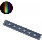 GloboStar WASHER-Vaia ����� �������� Wall Washer Led 6W 630lm 30� Dc 24V ��������� IP65 �30 x �4 x �5cm ��������� Rgbw DMX512 - ���� ������� - 3 Years Warranty - (90184)