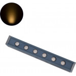 GloboStar WASHER-Vaia ����� �������� Wall Washer Led 6W 660lm 30� Dc 24V ��������� IP65 �30 x �4 x �5cm ����� ����� 2700� - ���� ������� - 3 Years Warranty - (90179)