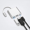 Crystal Logic Usb C Adapter (Type C To Hdmi + USB3.0 + Type C/F Charging adapter) - (G-43P)