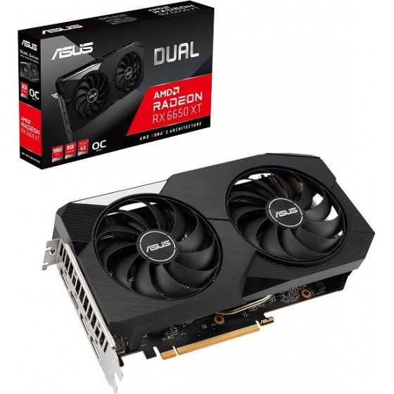 Asus Vga DUAL-RX6650XT-O8G, 8GB, GDDR6 - (90YV0HL0-M0NA00)