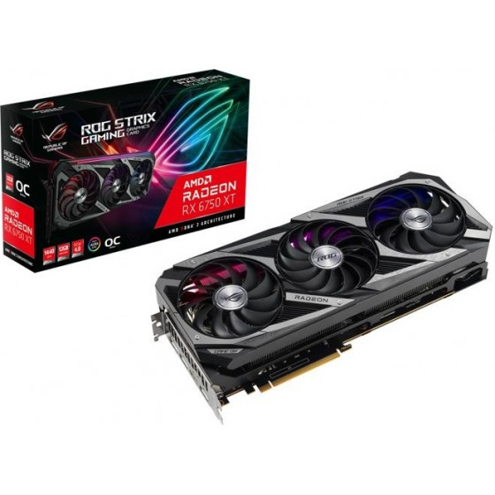 Asus Vga ROG-STRIX-RX6750XT-O12G-Gaming 12GB - (90YV0HK1-M0NA00)