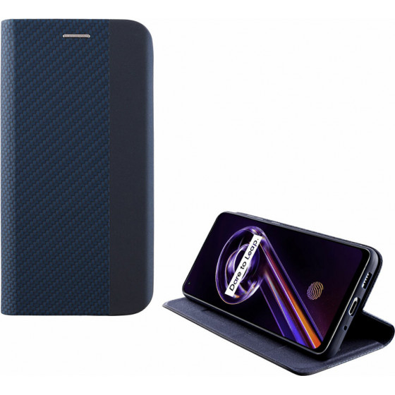 Idol 1991 ���� Realme 9 Pro 5G 6.6'' Elite ANTI-Rfid Book Stand BLUE - (5205308313158)