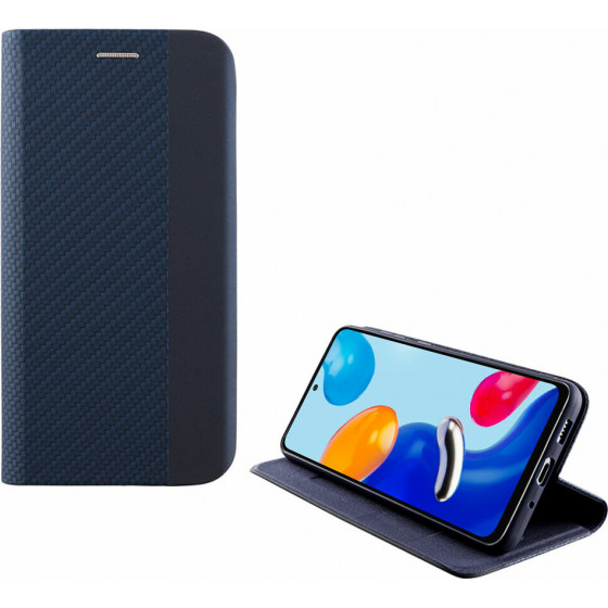 Idol 1991 ���� Xiaomi Redmi Note 11/Redmi Note 11S 6.43'' Elite ANTI-Rfid Book Stand BLUE - (5205308313257)