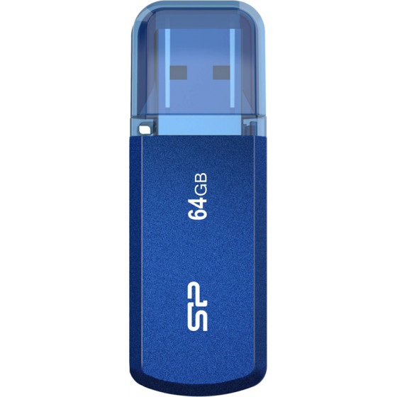Silicon Power Usb Flash Drive Helios 202, 64GB, Usb 3.2, ���� - (SP064GBUF3202V1B)