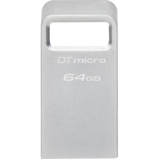 Kingston 64GB DataTraveler Micro Metal USB 3.2 Gen 1 - (DTMC3G2/64GB)
