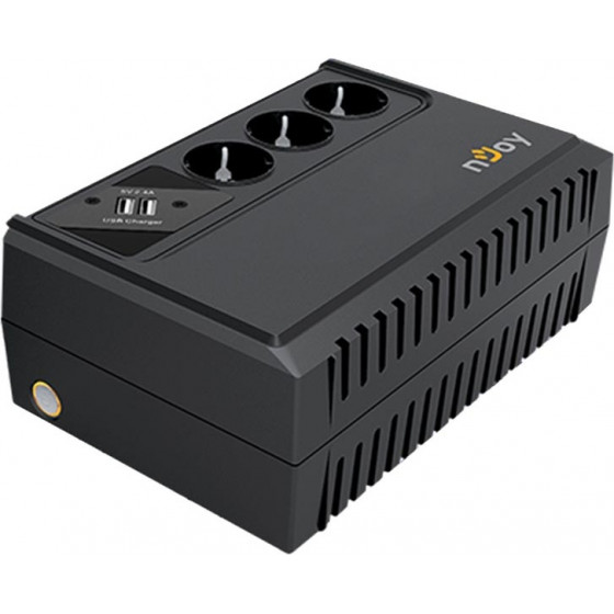 Njoy Ups 650VA Renton Line INTERACTIV0E w/Usb Port UPLI-LI065RE-CG01B