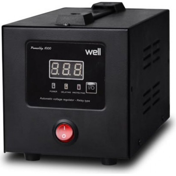 Well AVR-1000VA ������� Powerup Lcd Display Black AVR-REL-POWERUP1000-WL